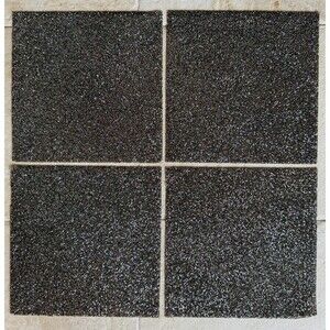 SPARKLES Granite Charcoal square Rhinestone Placemat set of 4 Brand New